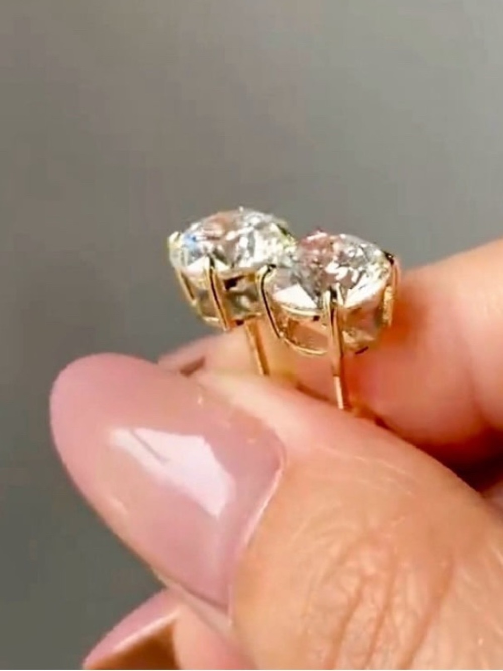Certified Moissanite Screwback Earrings